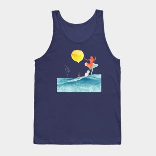 Watercolor design of dancing ballerina Tank Top